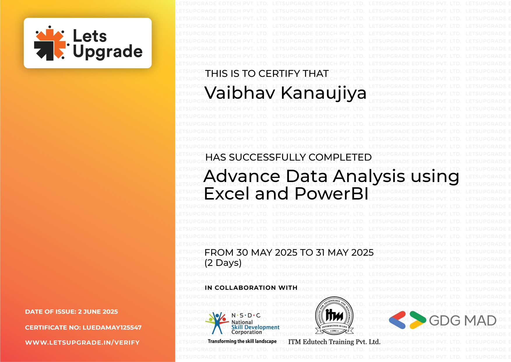 Data Analysis Excel PowerBI